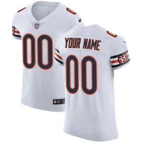 Wholesale Cheap Nike Chicago Bears Customized White Stitched Vapor Untouchable Elite Men\'s NFL Jersey