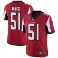 Wholesale Cheap Nike Falcons #51 Alex Mack Red Team Color Youth Stitched NFL Vapor Untouchable Limited Jersey