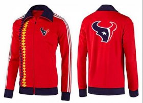 Wholesale Cheap NFL Houston Texans Team Logo Jacket Red_2