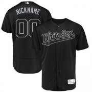 Wholesale Cheap Chicago White Sox Majestic 2019 Players' Weekend Flex Base Authentic Roster Custom Jersey Black