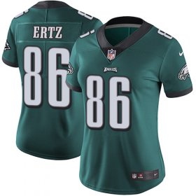 Wholesale Cheap Nike Eagles #86 Zach Ertz Midnight Green Team Color Women\'s Stitched NFL Vapor Untouchable Limited Jersey
