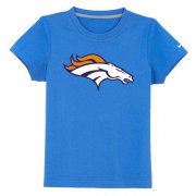 Wholesale Cheap Denver Broncos Sideline Legend Authentic Logo Youth T-Shirt Light Blue