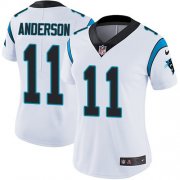 Wholesale Cheap Nike Panthers #11 Robby Anderson White Women's Stitched NFL Vapor Untouchable Limited Jersey