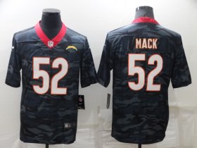 Wholesale Cheap Men\'s Los Angeles Chargers #52 Khalil Mack Camo Limited Stitched Jersey