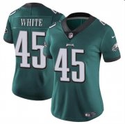 Cheap Women's Philadelphia Eagles #45 Devin White Green Vapor Untouchable Limited Football Stitched Jersey(Run Small)