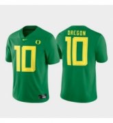 Wholesale Cheap Men Oregon Ducks 10 Green Game Football Jersey