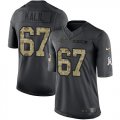 Wholesale Cheap Nike Panthers #67 Ryan Kalil Black Men's Stitched NFL Limited 2016 Salute to Service Jersey