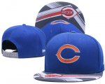 Wholesale Cheap NFL Chicago Bears Team Logo Black Adjustable Hat S77