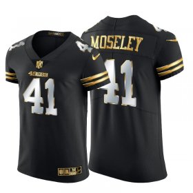 Wholesale Cheap San Francisco 49ers #41 Emmanuel Moseley Men\'s Nike Black Edition Vapor Untouchable Elite NFL Jersey