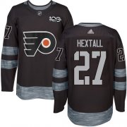Wholesale Cheap Adidas Flyers #27 Ron Hextall Black 1917-2017 100th Anniversary Stitched NHL Jersey