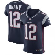 Wholesale Cheap Nike Patriots #12 Tom Brady Navy Blue Team Color Men's Stitched NFL Vapor Untouchable Elite Jersey