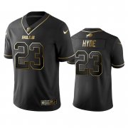 Wholesale Cheap Nike Bills #23 Micah Hyde Black Golden Limited Edition Stitched NFL Jersey