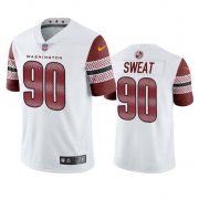 Wholesale Cheap Men's Washington Commanders #90 Montez Sweat White Vapor Untouchable Stitched Football Jersey