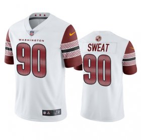 Wholesale Cheap Men\'s Washington Commanders #90 Montez Sweat White Vapor Untouchable Stitched Football Jersey