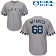 Wholesale Cheap Yankees #68 Dellin Betances Grey Cool Base Stitched Youth MLB Jersey