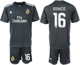 Wholesale Cheap Real Madrid #16 Kovacic Away Soccer Club Jersey