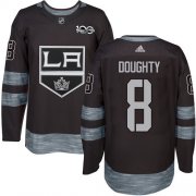Wholesale Cheap Adidas Kings #8 Drew Doughty Black 1917-2017 100th Anniversary Stitched NHL Jersey