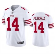 Cheap Men's San Francisco 49ers #14 Ricky Pearsall White 2024 Draft Vapor Untouchable Limited Football Stitched Jersey