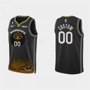 Wholesale Cheap Men's Golden State Warriors Active Player Custom Black 2022-23 City edition Stitched Basketball Jersey