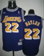 Wholesale Cheap Los Angeles Lakers #22 Elgin Baylor Purple Swingman Throwback Jersey