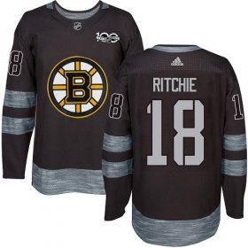 Wholesale Cheap Adidas Bruins #18 Brett Ritchie Black 1917-2017 100th Anniversary Stitched NHL Jersey