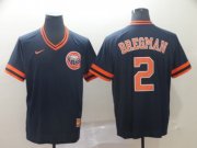 Wholesale Cheap Men Houston Astros 2 Bregman Blue Game Throwback Nike 2022 MLB Jersey