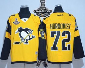Wholesale Cheap Penguins #72 Patric Hornqvist Gold 2017 Stadium Series Stanley Cup Finals Champions Stitched NHL Jersey