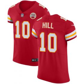 Wholesale Cheap Nike Chiefs #10 Tyreek Hill Red Team Color Men\'s Stitched NFL Vapor Untouchable Elite Jersey