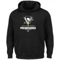 Wholesale Cheap Pittsburgh Penguins Majestic Critical Victory VIII Pullover Hoodie Black