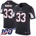 Wholesale Cheap Nike Cardinals #33 Byron Murphy Black Alternate Men's Stitched NFL 100th Season Vapor Limited Jersey