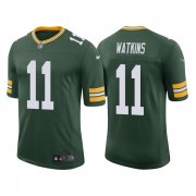 Wholesale Cheap Men's Green Bay Packers #11 Sammy Watkins Green Stitched Football Jersey
