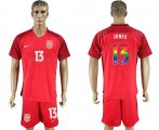 Wholesale Cheap USA #13 Jones Red Rainbow Soccer Country Jersey