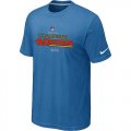 Wholesale Cheap Men's Nike San Francisco 49ers 2012 NFC Conference Champions Trophy Collection Long T-Shirt Light Blue