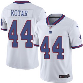 Wholesale Cheap Nike Giants #44 Doug Kotar White Men\'s Stitched NFL Limited Rush Jersey