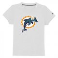 Wholesale Cheap Miami Dolphins Sideline Legend Authentic Logo Youth T-Shirt White