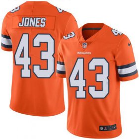 Wholesale Cheap Nike Broncos #43 Joe Jones Orange Youth Stitched NFL Limited Rush Jersey