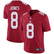 Wholesale Cheap Nike Giants #8 Daniel Jones Red Men's Stitched NFL Limited Inverted Legend Jersey