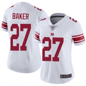 Wholesale Cheap Nike Giants #27 Deandre Baker White Women\'s Stitched NFL Vapor Untouchable Limited Jersey
