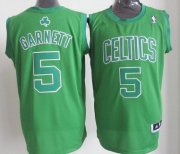 Wholesale Cheap Boston Celtics #5 Kevin Garnett Revolution 30 Swingman Green Big Color Jersey
