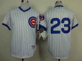 Wholesale Cheap Cubs #23 Ryne Sandberg White 1988 Turn Back The Clock Stitched MLB Jersey
