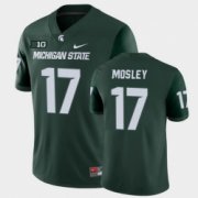 Wholesale Cheap Men Michigan State Spartans #17 Tre Mosley College Football Green Game Jersey
