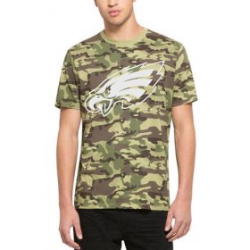 Wholesale Cheap Men\'s Philadelphia Eagles \'47 Camo Alpha T-Shirt