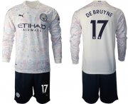 Wholesale Cheap 2021 Men Manchester city away long sleeve 17 soccer jerseys