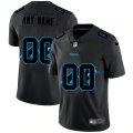 Wholesale Cheap Carolina Panthers Custom Men's Nike Team Logo Dual Overlap Limited NFL Jersey Black