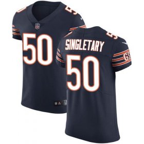 Wholesale Cheap Nike Bears #50 Mike Singletary Navy Blue Team Color Men\'s Stitched NFL Vapor Untouchable Elite Jersey