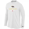 Wholesale Cheap Nike Baltimore Ravens Critical Victory Long Sleeve T-Shirt White
