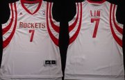 Wholesale Cheap Houston Rockets #7 Jeremy Lin Revolution 30 Swingman White Jersey