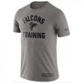 Wholesale Cheap Men's Atlanta Falcons Nike Heathered Gray Training Performance T-Shirt