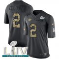 Wholesale Cheap Nike Chiefs #2 Dustin Colquitt Black Super Bowl LIV 2020 Men's Stitched NFL Limited 2016 Salute to Service Jersey