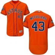 Wholesale Cheap Astros #43 Lance McCullers Orange Flexbase Authentic Collection 2019 World Series Bound Stitched MLB Jersey